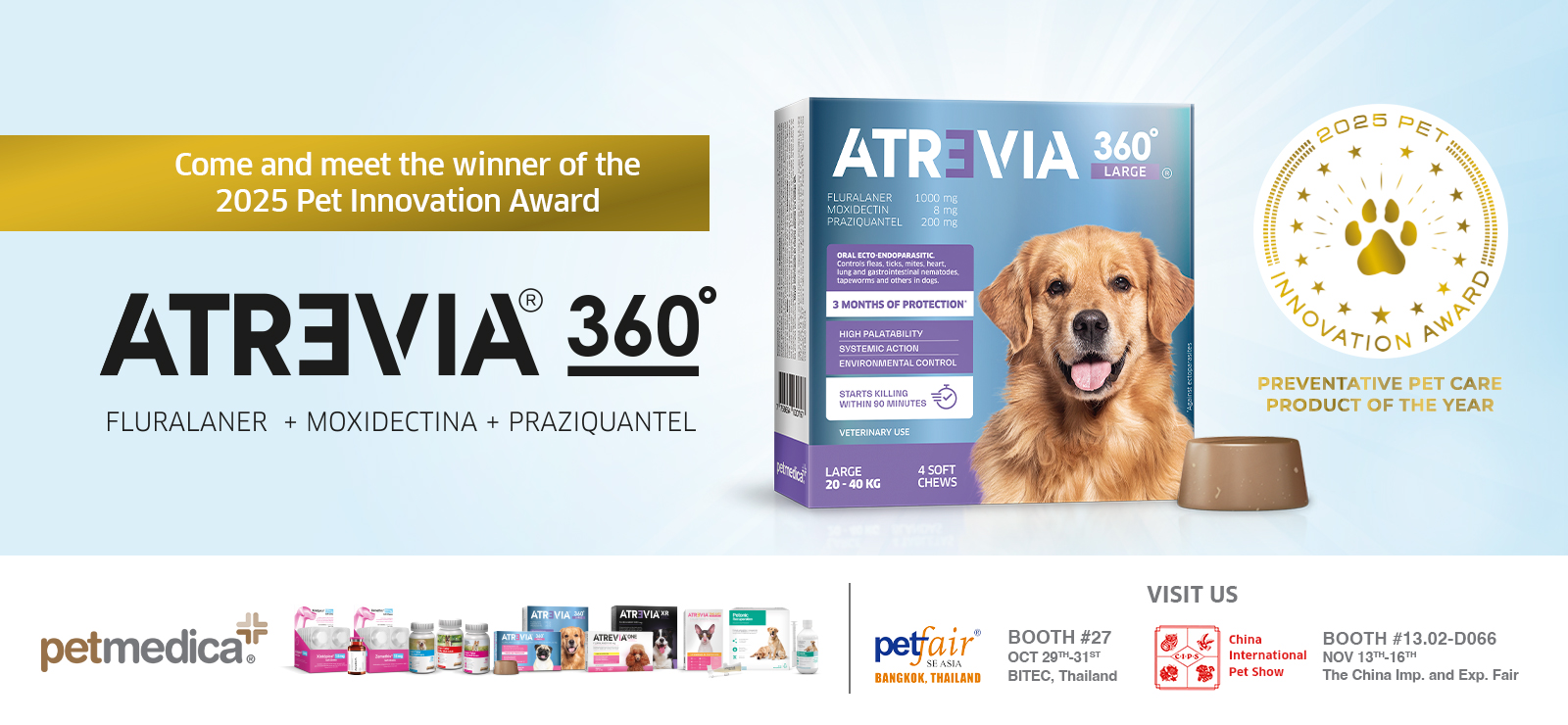 Pet Innovation Award Atrevia 360